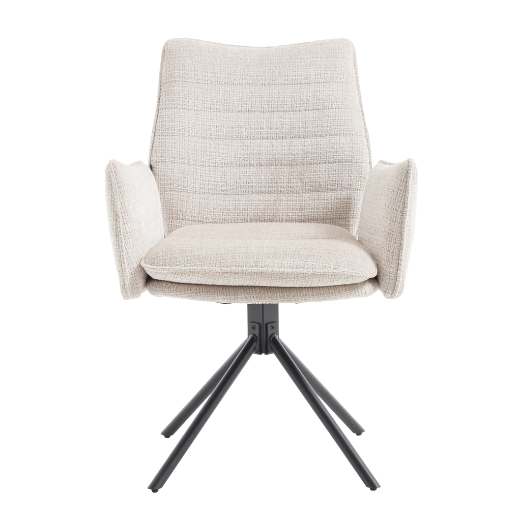 Eetkamerstoel Tim Cremona 02 Lichtbeige