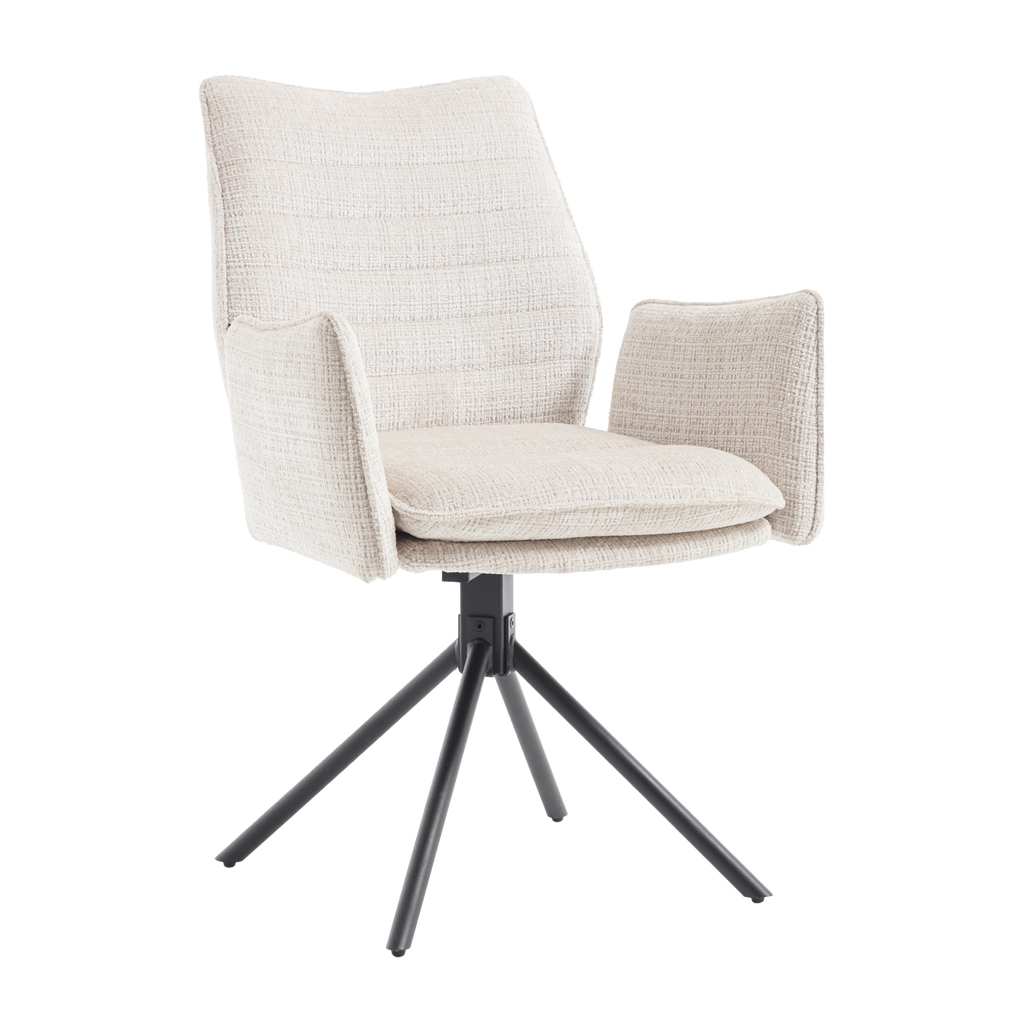 Eetkamerstoel Tim Cremona 02 Lichtbeige