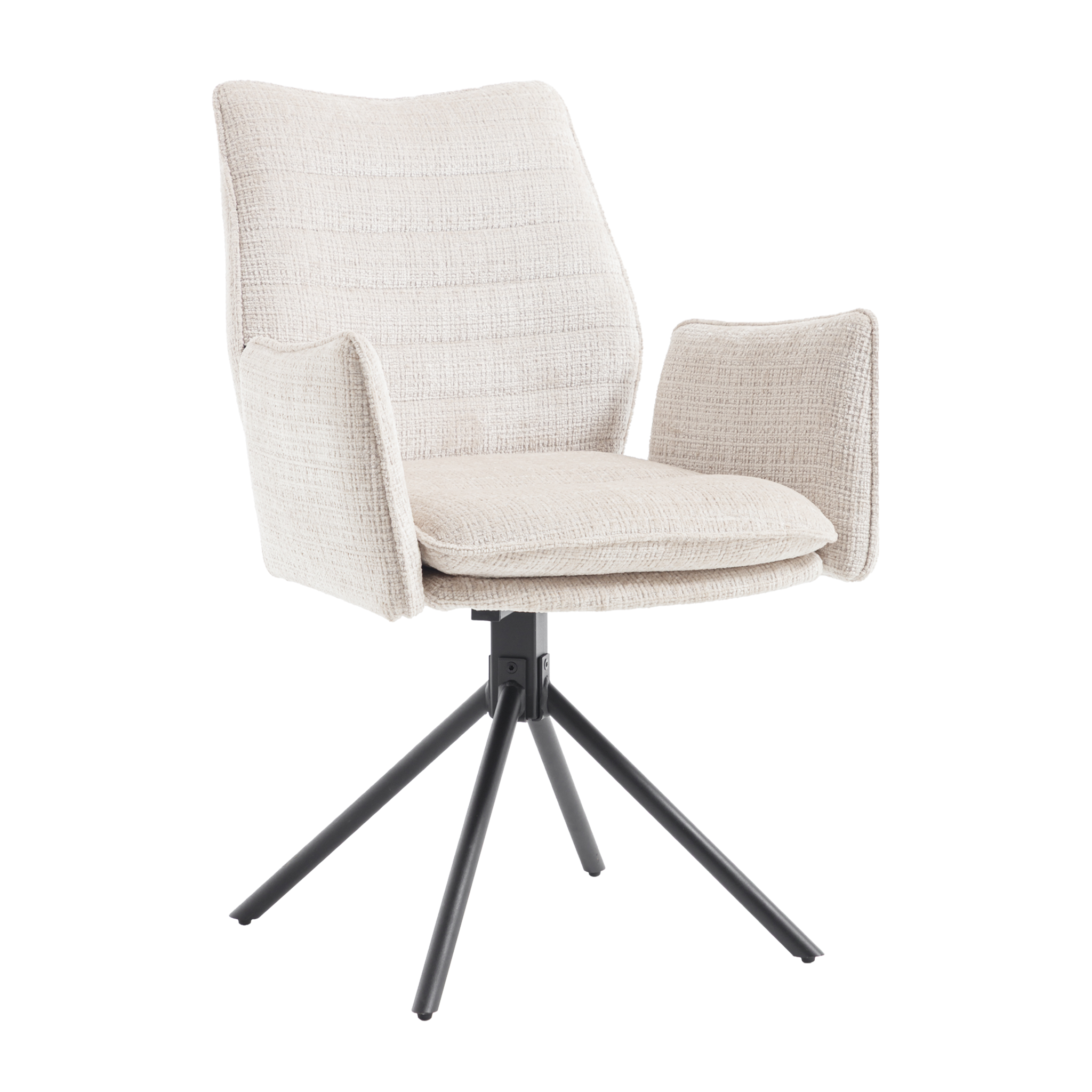 Eetkamerstoel Tim Cremona 02 Lichtbeige