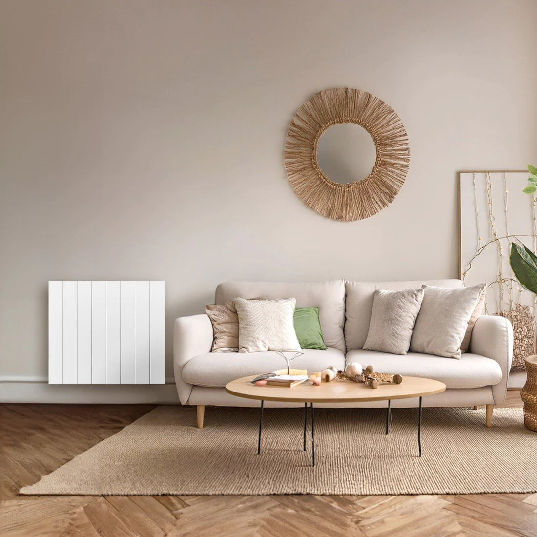 50x84,4 cm - 2000 Watt Ambiente elektrische paneelradiator - Wit (RAL 9016)