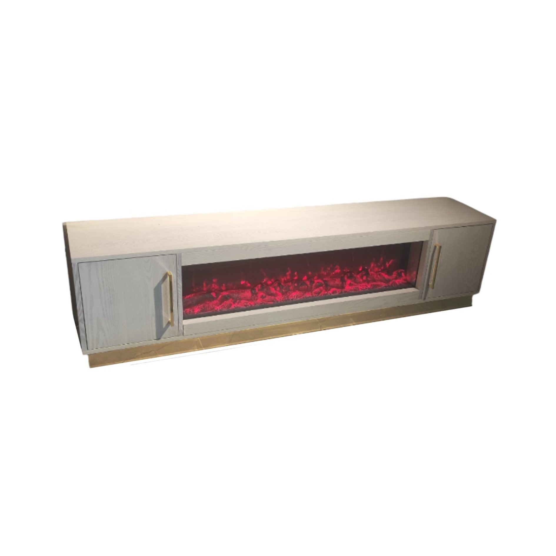 BLOCCI TT crème goud effen fineer haard 200x40x50
