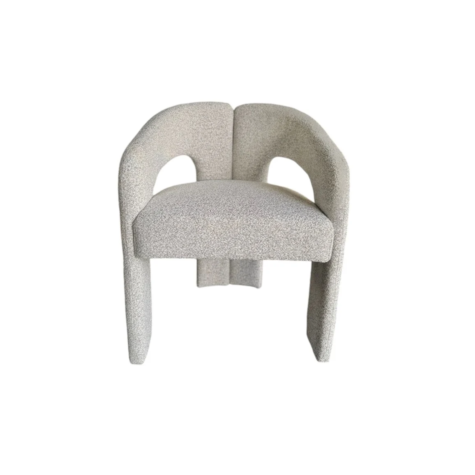 Eetkamerstoel Baroni japandi beige/grijs