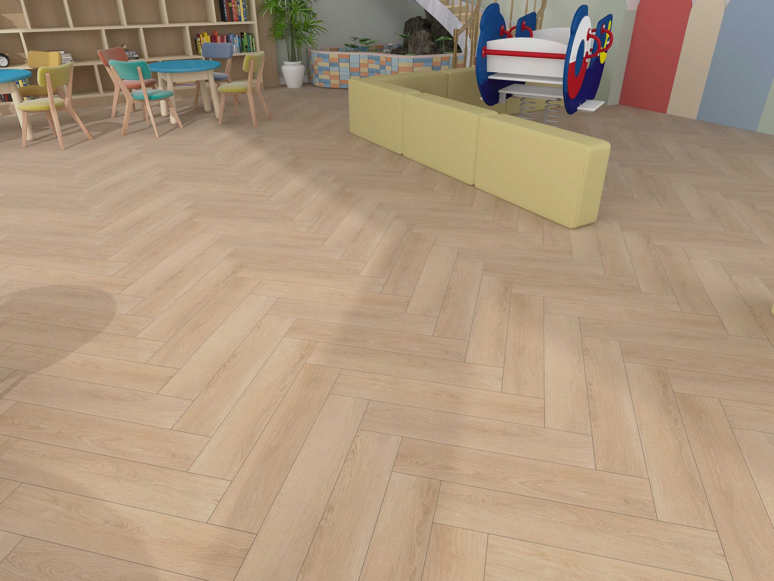 Calitex Visgraat Klik PVC Desert Oak WD-207-HB (All-in Deal)