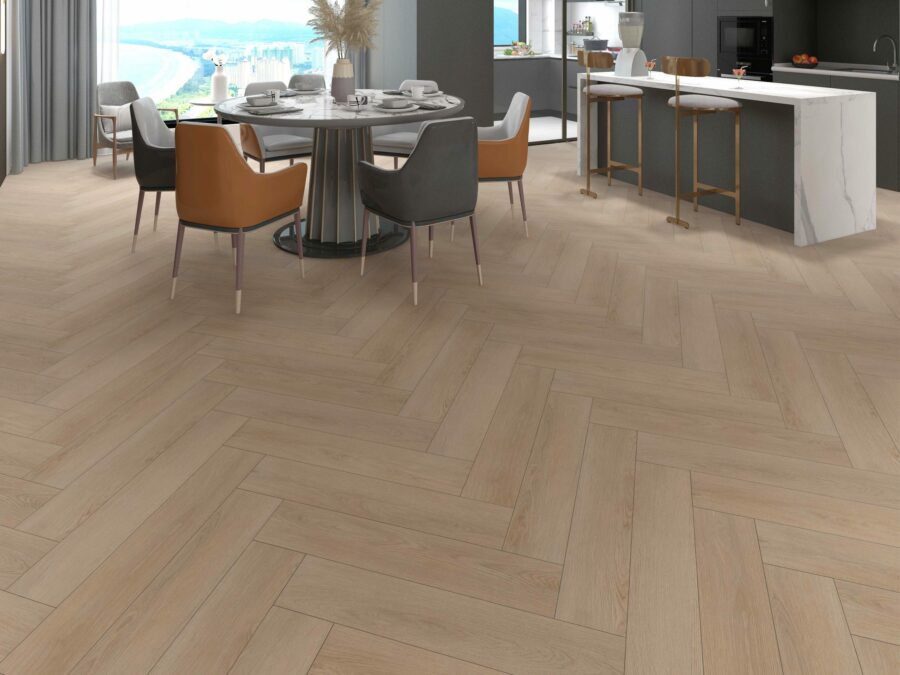 Calitex Visgraat Klik PVC Slate Oak WD-204-HB (All-in Deal)