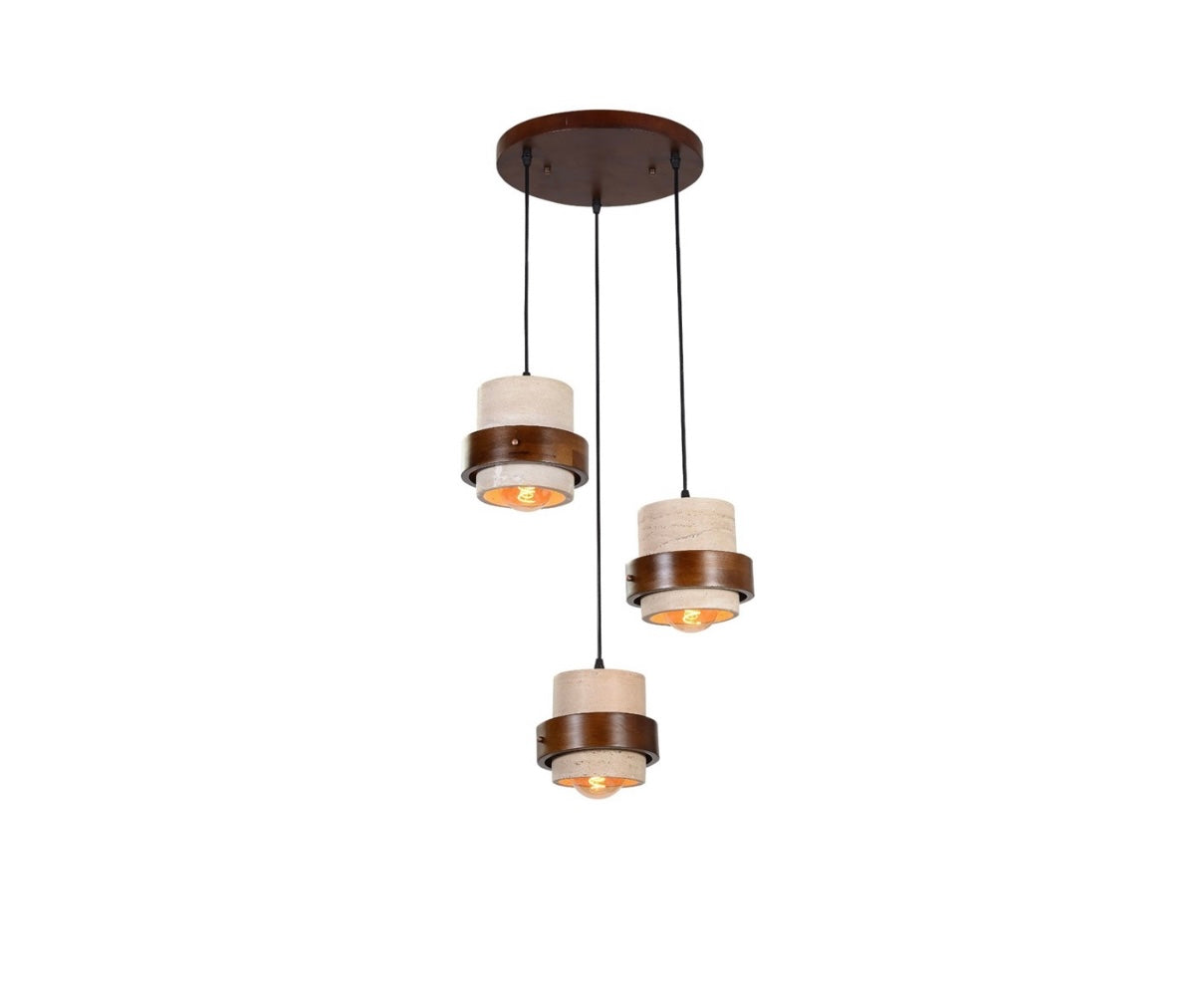 CEILING LAMP TRAVERTINE GH1014 -3R-30Ø