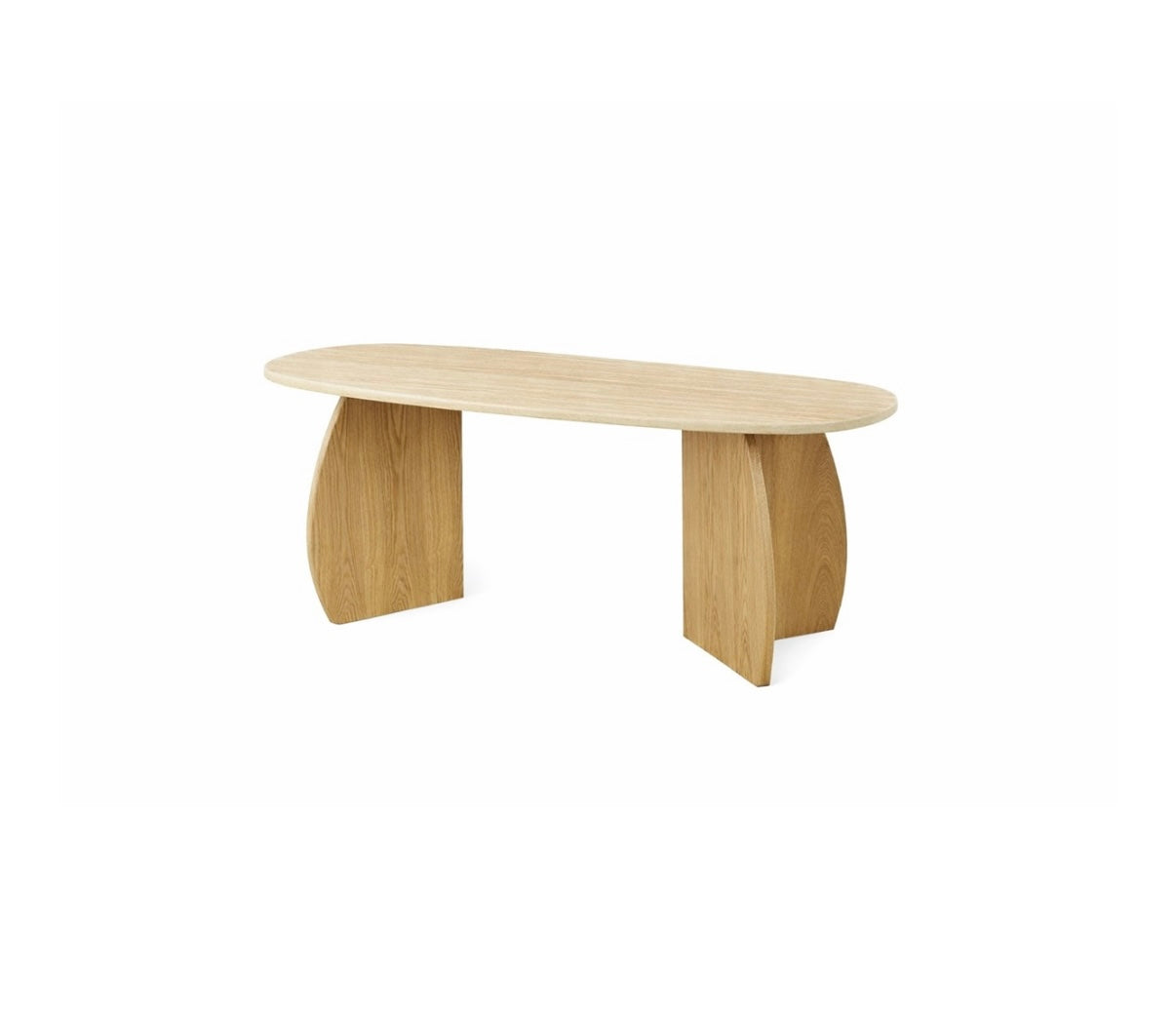 MONZA OAK DT 160X90X75 FLINTSTONE FAUX MARBLE TOP