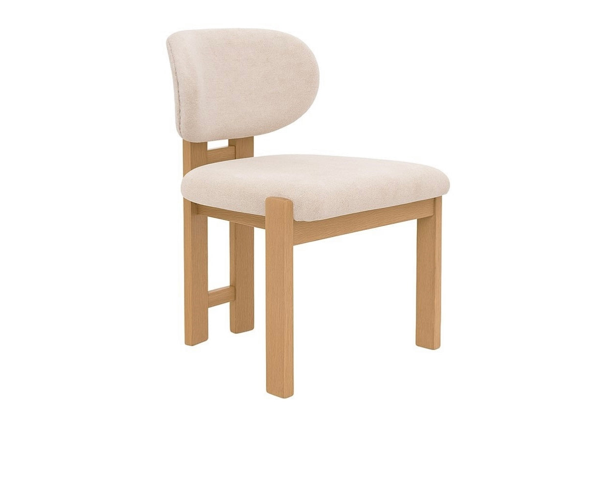 CHAIR DESIREY ZB-5685 L.BROWN LEGS TAUPE FY2415-6
