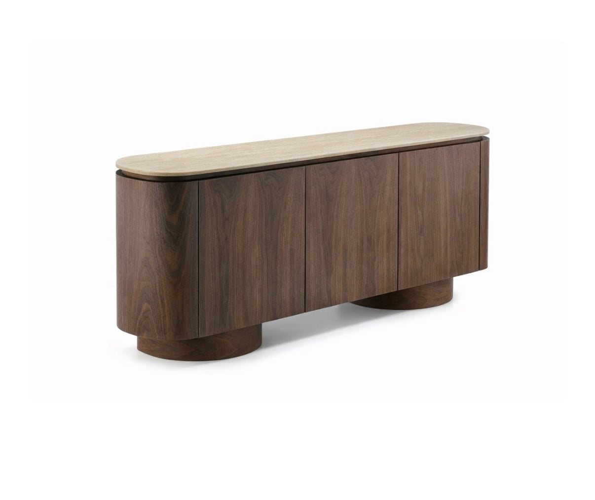 MONZA BROWN BF 180X40X85 FLINTSTONE FAUX MARBLE TOP