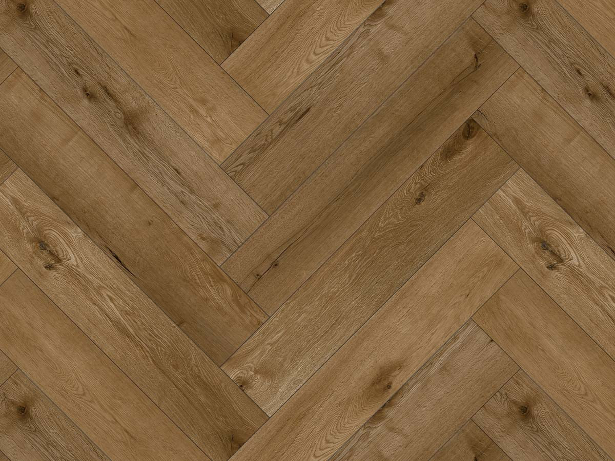 GR-503-HB / Amber Oak Visgraat PVC Click