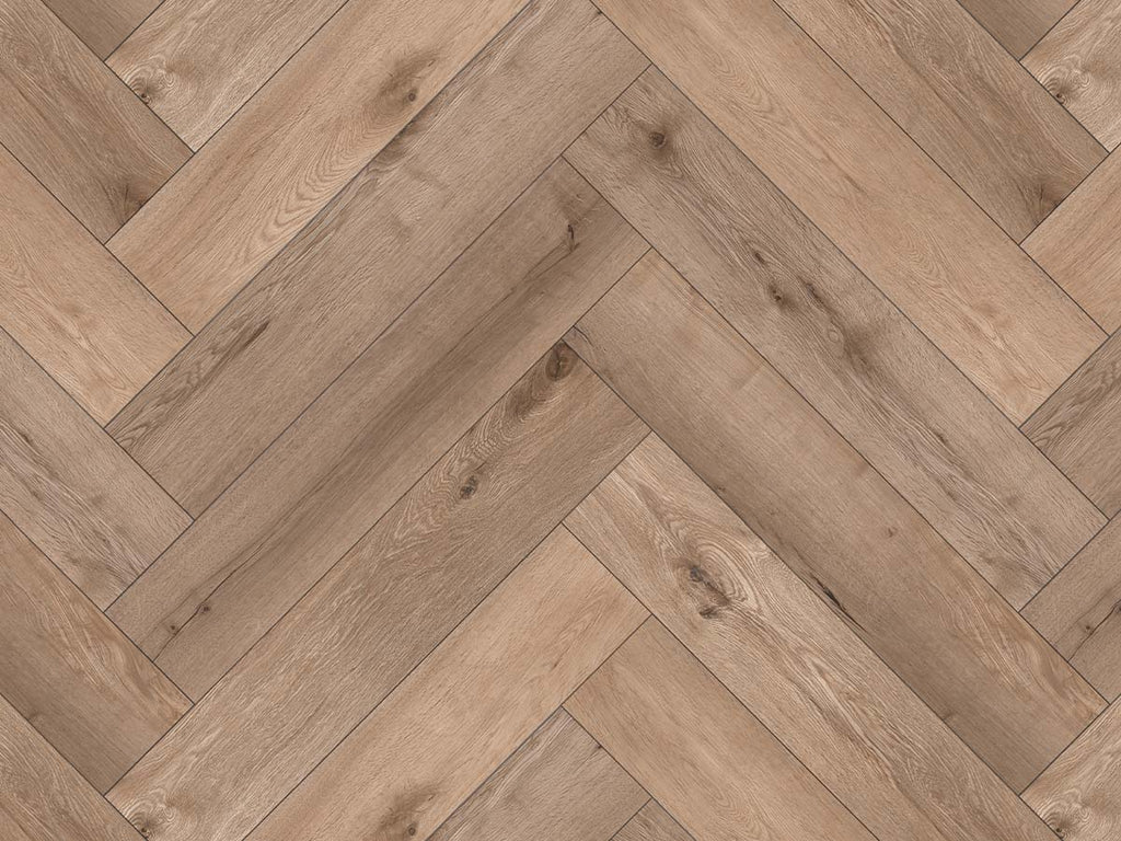 GR-504-HB / Melange Oak Visgraat PVC Click