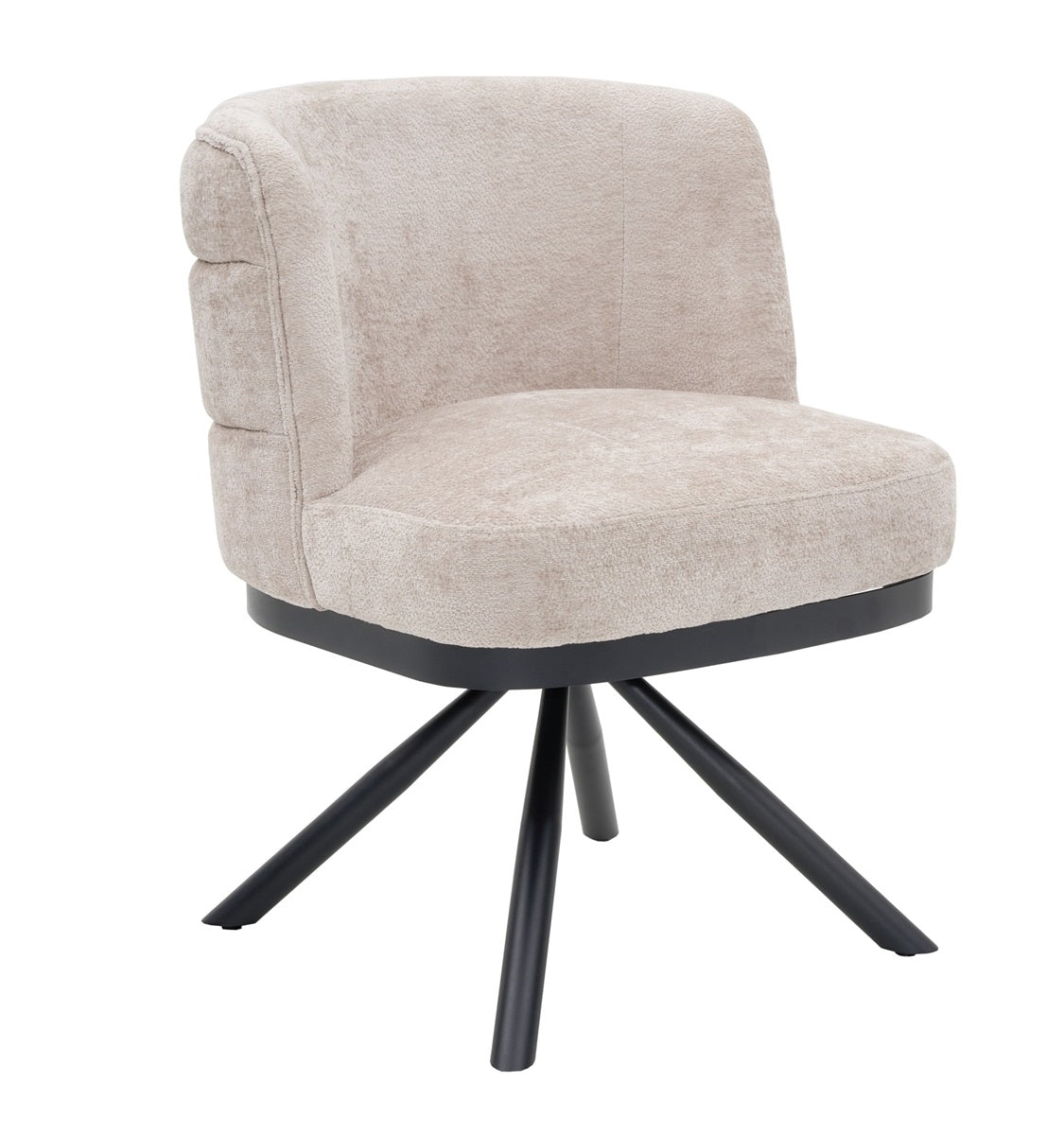 Corfu Eetkamerstoel - Taupe (Stof FY2415)