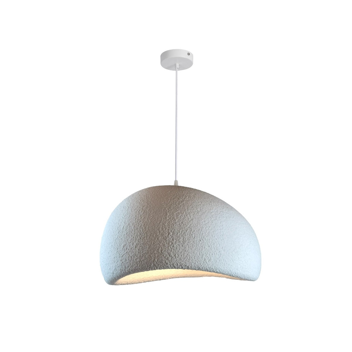 Hanglamp Organisch – Sculpturaal Design – Ø 50 cm – Wit