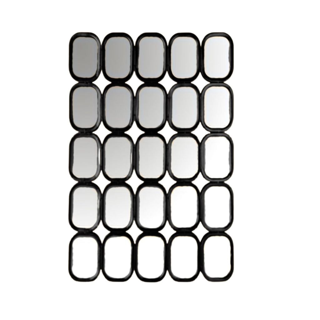 Eva Designspiegel 140x105cm Zwart