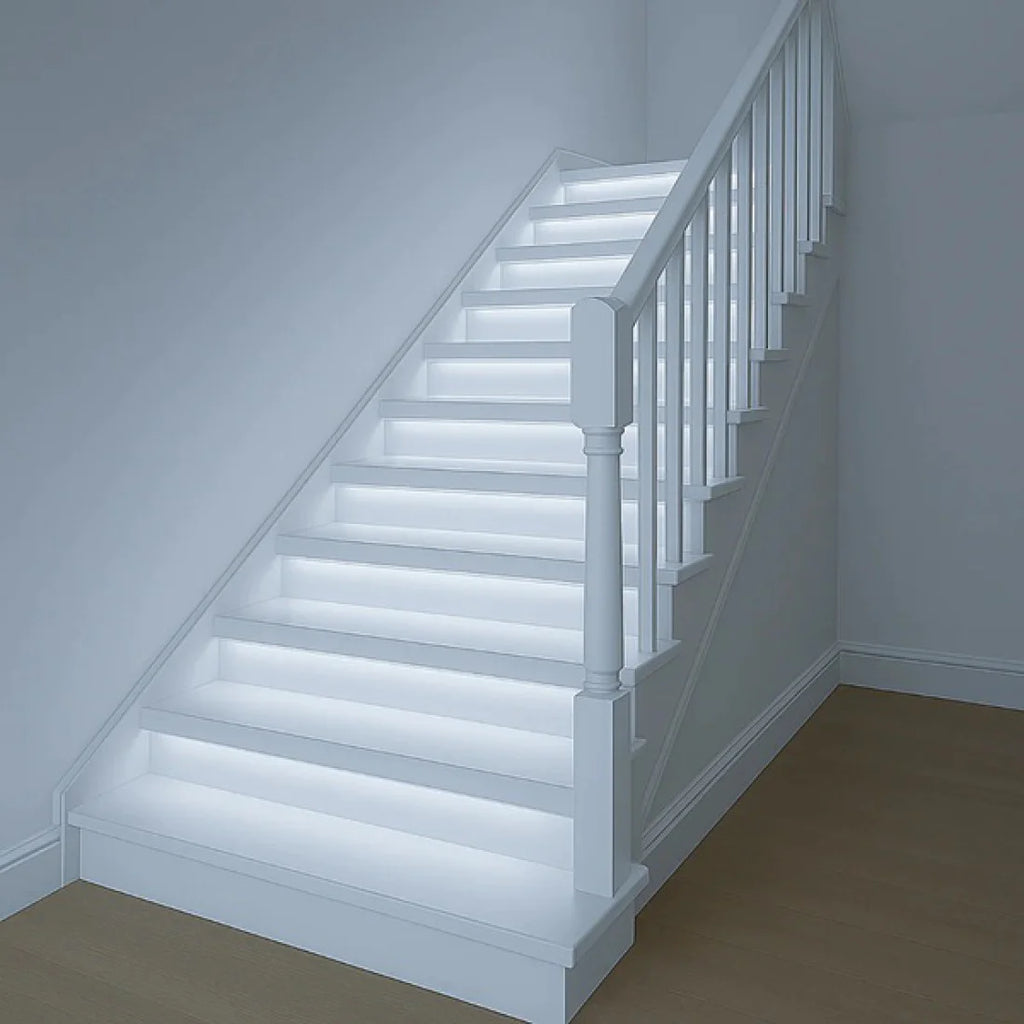 OPPIO LED Trapverlichting Set met Bewegingssensor - Helder/Koud Wit 6000K - Dimbaar - Tot 16 Treden