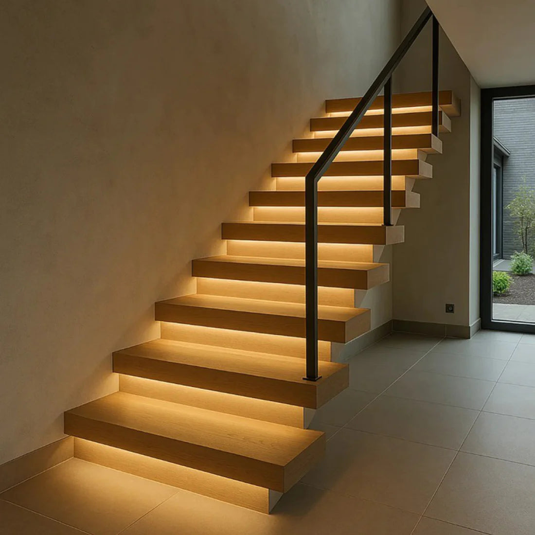OPPIO LED Trapverlichting Set met Bewegingssensor - Helder/Warm Wit 3000K - Dimbaar - Tot 16 Treden
