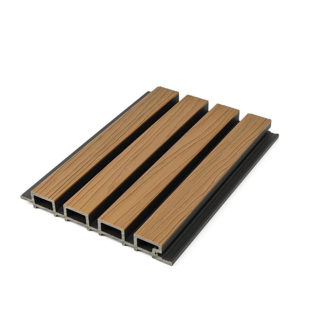 OPPIO TEAK+Zwart - Gevelbekleding – Composiet | 290 x 22 cm | Gevel | Tuin