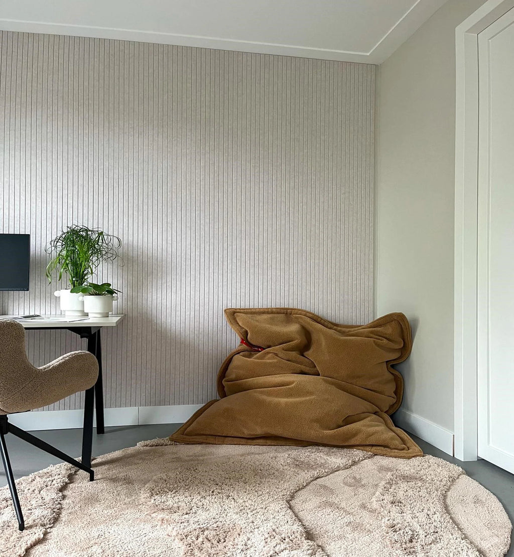 €40,- Oppio OPPIO Viltpaneel Beige JAPANDI - 280x60 cm - Brandvertragend & Geluiddempend