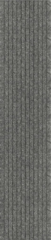 OPPIO Viltpaneel Grijs - JAPANDI - 60x280 cm - Brandvertragend & Geluiddempend