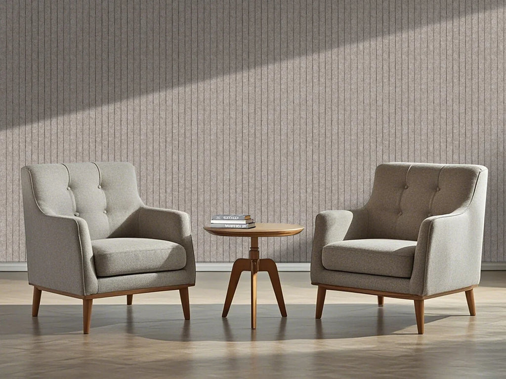 Oppio OPPIO Viltpaneel TAUPE - JAPANDI - 280x60 cm - Brandvertragend & Geluiddempend